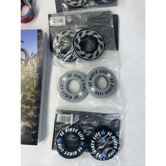 SE Bikes BMX Mix Pads, Donuts, grips, Clamp, and more New and used mix - Picture 4 of 14